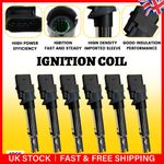 Ignition Pencil Coil Pack 0986221051 Fits For Audi Porsche Vw 3.2 V6 Vr6  6PCS