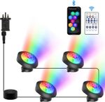 NATPOW Pond Lights, RGB Underwater Landscape Lights Mains Powered, IP68 Waterpro