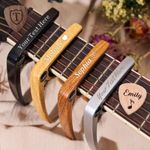 Personalised Engraved Guitar Capo Quick Change Tune for Electric Acoustic Guitar