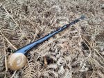 Irish Blackthorn Walking Stick Cane Custom Made Wooden Handcrafted