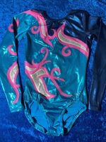 Dreamlight Competition Gymnastics Leotard Shiny Blue Pink Bling Adult Medium