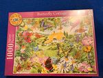 Falcon Butterfly Cottage 1000 Piece Interlocking Jigsaw Puzzle MPN 50069