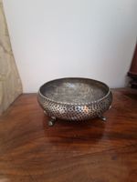  Vintage Pewter hand-hammered Arts&Crafts bowl/dish Craftsman Sheffield 