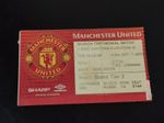Munich Testimonial Ticket 1998 Manchester United vs Eric Cantona European XL