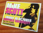 WATERBOYS  Mike Scott Gig 1997 FLYER SHEFFIELD University Mint RARE * Post Free