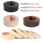 3mm 4mm Thick Quality Natural Veg Tan Leather Belt Straps Blanks 60/120cm Length