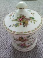 Vintage Crown Staffordshire Pagoda storage lidded jar fine bone china