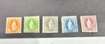 Switzerland 1882/1884 Standing Helvetia 5 Mint No Gum stamps Wmk 182 Type 1