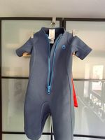Decathlon Children’s Shorty Wetsuit Shorties Blue Front Zip Size 10 Years