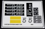 Replacement Custom Decal for 5581 Replacement Sticker Sheet 
