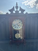 KASSEL 31 DAY Grandfather Wall Clock. New Condition & Fully Functional With Key.