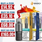 Bloody Bar Crystal 10000 Puff 10K Prefilled Replaceable Pods 20mg Nic Salt Refil