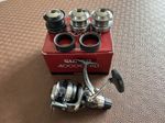 Shimano Super GT-RD 4000 Fixed Spool Rear Drag Reel with 2 Extra Metal Spools 