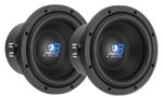 Bassface Indy B8/2 8" 2x2Ohm DVC Subs 300w RMS (Sealed/Ported Enclosures) PAIR