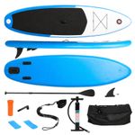 10FT Inflatable Stand Up Paddle Board Surfing Board Surfboard SUP Sets Pump Bag