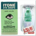 BUY 3 GET 1 FREE - ITONE Eye Drops 10ml Herbal Ayurvedic Antibiotic & Antiseptic