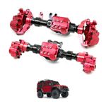 CNC Front & Rear Axle Housing Metal for Traxxas 1/10 TRX4 Defender Crawler Car