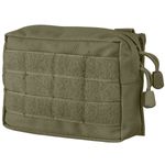 Mil-Tec MOLLE Belt Pouch Small Utility PALS Webbing Zipper Tactical Army Olive