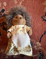 Sylvanian Families Hedgehog Figures 1:12 Scale Lot of 4 with Fabric Clothes