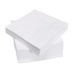 100x 2ply White Quality Paper Napkins/Serviettes 40cm, Weddings, Parties