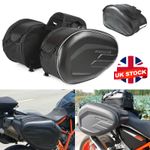Motorcycle Saddle Bag 36-58L Waterproof Expandable Luggage Storage Dual Pannier