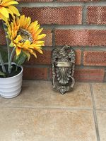 EAGLE BRASS DOOR KNOCKER, STUNNING ITEM ~AGED PATINA BRASS DOOR KNOCKER(ref C1)