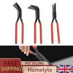 3 Pieces Sheet Metal Pliers Set Straight Hand Seamers Sheet Metal Tools 45°&90°