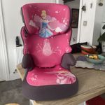 Child Car Seat Adjustable Pink Disney Princess Age 4 - 10 (or 15 - 36kg)