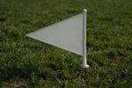  Packs of 25 Cricket Boundary Flags, Red or White, Training Athletic Markers