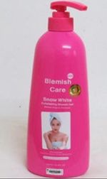 Blemish Care Snow White Exfoliating Shower Gel 1000ml Pink Pump Citrus