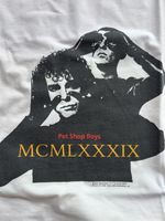 Pet Shop Boys – MCMLXXXIX tour. Vintage 1989 white XL official t-shirt