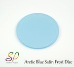 Arctic Blue Frosted Acrylic Discs Laser Cut 3mm Cast Acrylic100mm-600mm Diameter