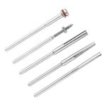 5pcs Sanding Paper Clamp Bar Sandpaper Split Holder Clip Rod Jewelry Making