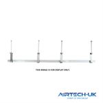  MEAT RAIL SET: 1M MEAT RAIL + 2 HOOKS Kitchen Equipment