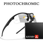 Photochromic Sports Sunglasses Cycling Running UV Protection Riding Goggles