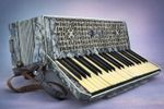 Hohner 41‑Key 120‑Bass Accordion (1950) • Serial 316084 • Grey MOP Finish