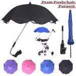 Sun Umbrella Parasol Kids Baby Buggy Pushchair Pram Stroller Shade Canopy Covers