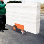 661 Lbs Panel Dolly with 8in Pneumatic Wheel Heavy Duty Door Dolly Drywall Cart