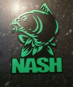 Nash Fishing Sign 3d Printed