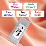 Personalised Stick On Clothes Name Labels Kids School Uniform Care Home Tags