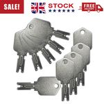 10x 166 Forklift Ignition Key for Hyster Caterpillar Yale Clark Skytrak Gradall