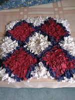 Traditional Narrowboat Rag Rug Hand Woven