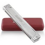 EASTTOP Tremolo Harmonica 24Holes Professional Harmonica Mouth Organ Gift New