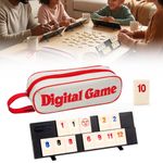 Rummikub Pouch Travel Game -Age + Compact & Portable Fun 2-4 Player Game