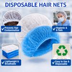 Disposable Hair Net Mob Caps Breathable Elasticated Food Hygiene Salon Catering