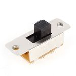AC 250V/125V 3A/6A 6 Pins 2NO 2NC DPDT PCB Panel Mount Slide Switch