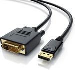 2m DisplayPort Display Port DP to DVI-D 24+1 Male Digital Video Cable Lead PC TV