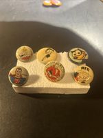 1940’s Vintage Comic Cartoon Pinback Button Lot Felix Betty Boop Superman Shazam