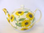 A 2 cup teapot in Sunflower design.