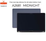 MacBook Air A2681 13.6" M2 2022 LCD Screen Replacement Midnight Full Assembly